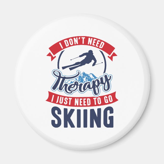 Therapie Skiing Magnet (Vorne)