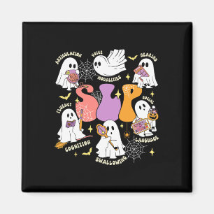 Therapie Spooky Slp Halloween Niedlich Ghost Magnet