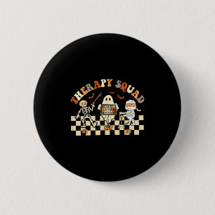 Therapie Squad Slp Ot PT Ghost Halloween Krankenko Button