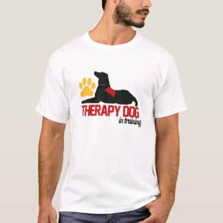 (Therapie-) Therapie-Hundeblau T-Shirt