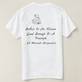 Therapie-Zitat Perfekt ist eine Illusion Winnicott T-Shirt