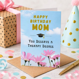 Therapieabschluss Lustiger Mutter Geburtstag Karte