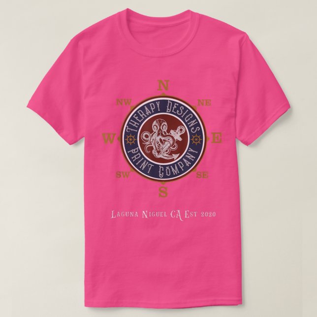 Therapiedesigns Print Co Laguna Niguel CA Boating  T-Shirt (Design vorne)