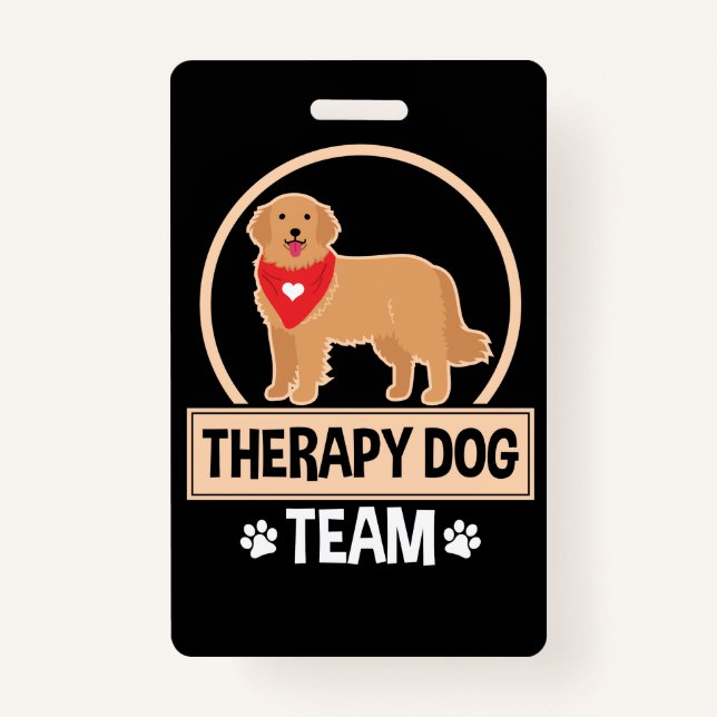 Therapiedog Ausweis (Vorderseite)