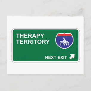 Therapieende Postkarte