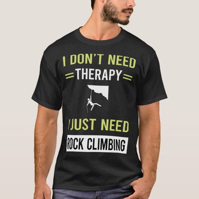 Therapiefelklettern Kletterkletter Klettersteig T-Shirt (Vorderseite)
