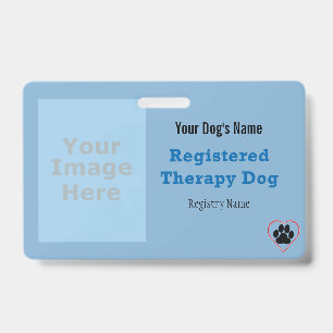 Therapiehund-ID mit Logo Ausweis