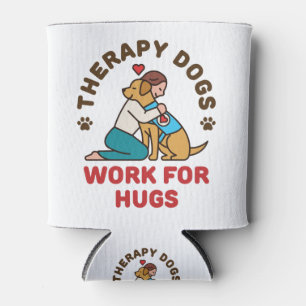 Therapiehunde arbeiten für das Hugs Owner Handler  Dosenkühler
