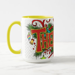 Therapist- Cute Festive Professionals Mug  Tasse