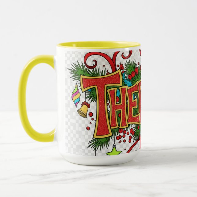 Therapist- Cute Festive Professionals Mug  Tasse (Links)