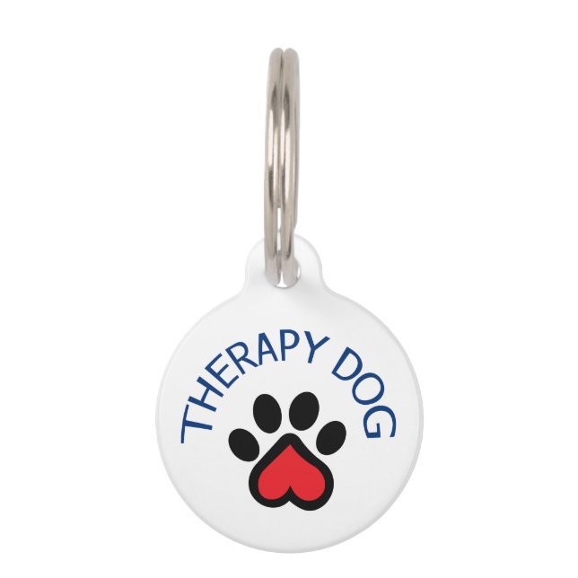 Therapy Dog Haustiermarke (Vorderseite)