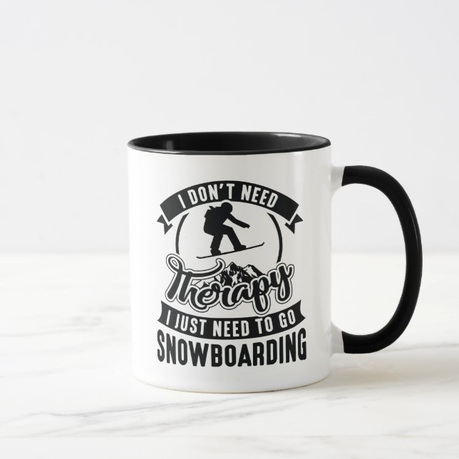 Therapy Snowboarding Tasse (Rechts)
