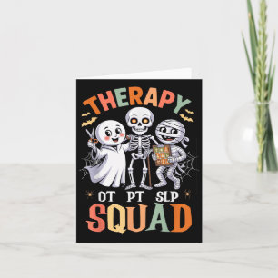 Therapy Squad Retro Ot Pt Team Niedlich Funny Hall Karte