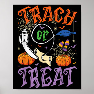 Therastfalle oder Leckerei Icu Rn Halloween Poster