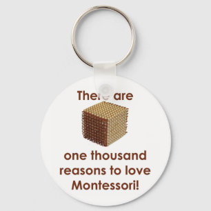 There are 1000 Reasons to Love Montessori Schlüsselanhänger