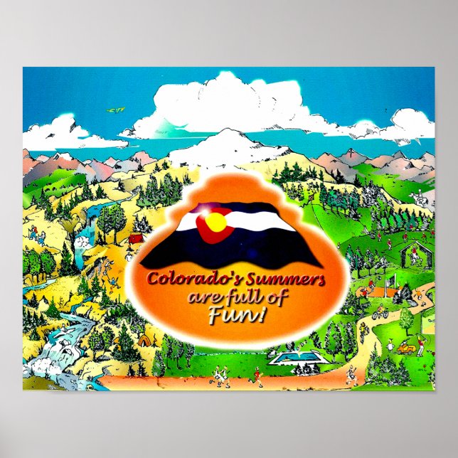 There are many things to enjoy in Colorado Poster (Vorne)