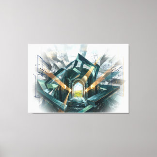 "There is a Great Storm Here..." Leinwanddruck