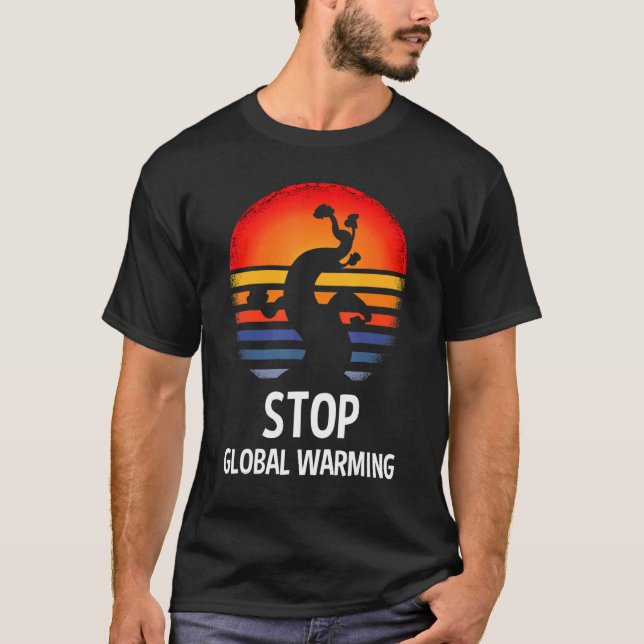 There Is No Planet B Global Warming Climate Change T-Shirt (Vorderseite)