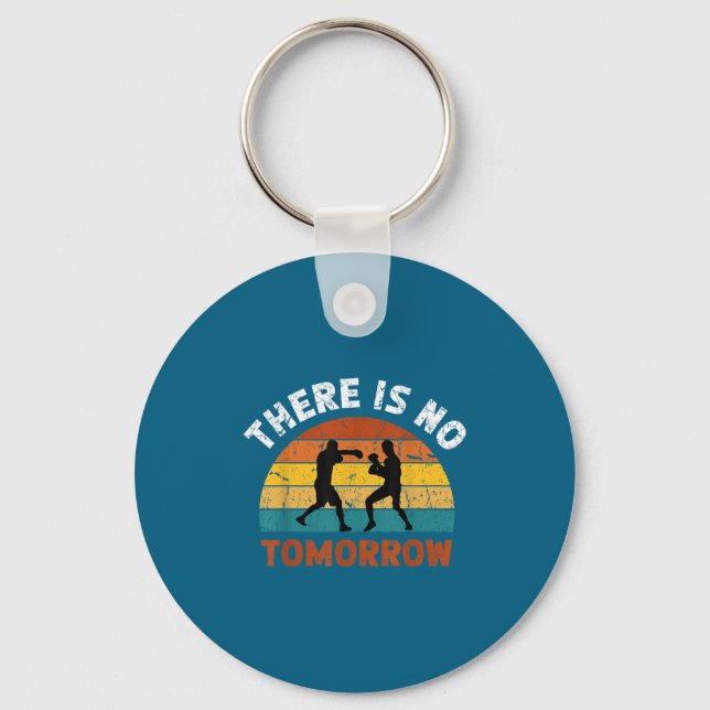 There Is No Tomorrow, Boxing Motivation,retro Boxi Schlüsselanhänger (Vorderseite)