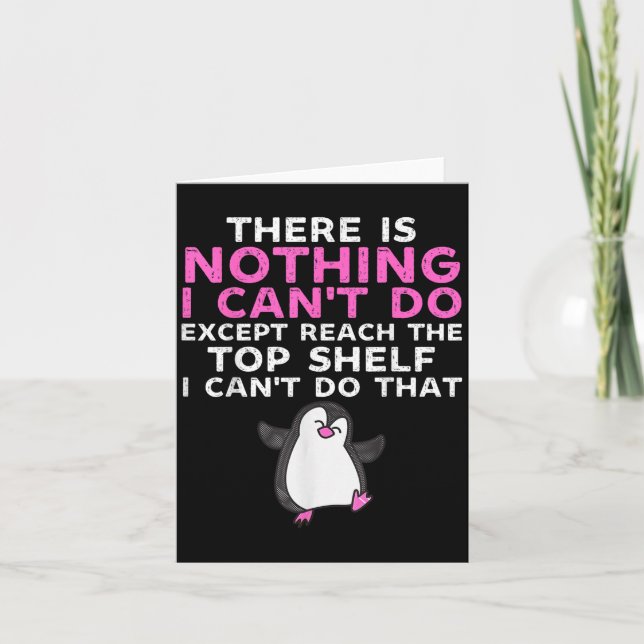 There Is Nothing I Cant Do Except Reach The Top Sh Karte (Vorderseite)