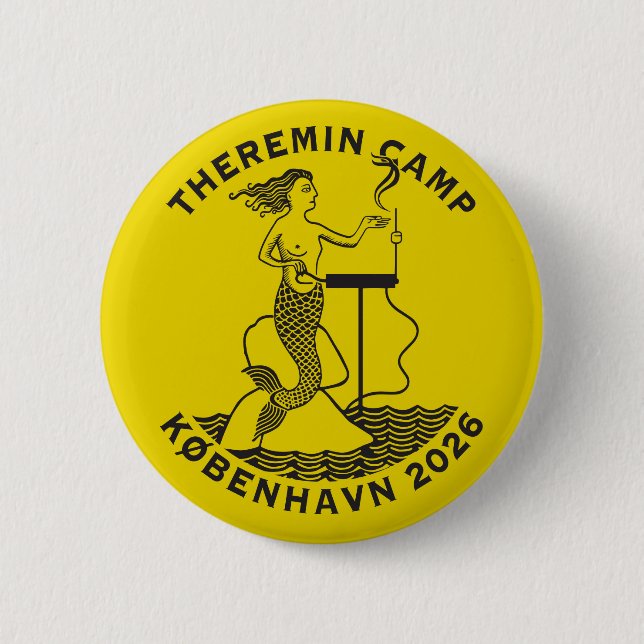 Therelympic Meerjungfrau-Medaille Button (Vorderseite)