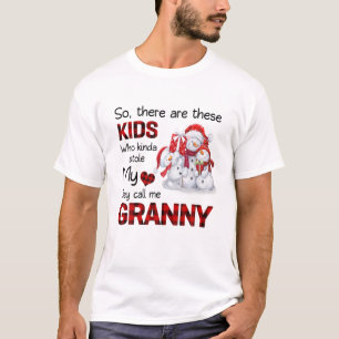 There's These Kids They Call Me Granny Snowman T-Shirt