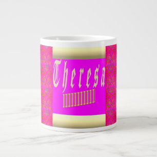 Theresa Design schockiert rosa und goldene Tasse K
