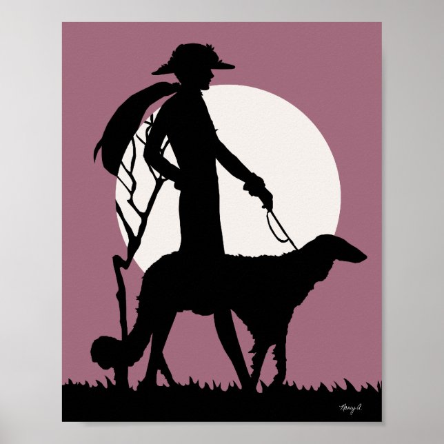 Theresa in Rose Poster (Vorne)