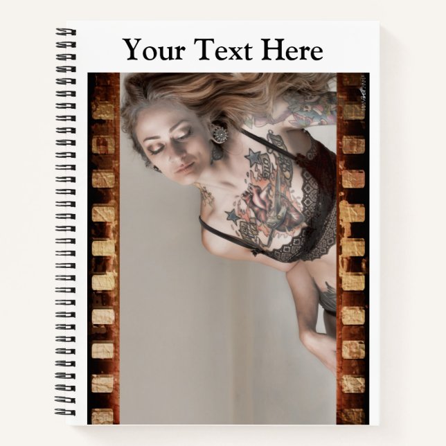 Theresa Manchester - Living Large 8.5x11 Notebook Notizbuch (Vorderseite)