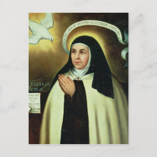 Theresa von Avila 1570 Postkarte