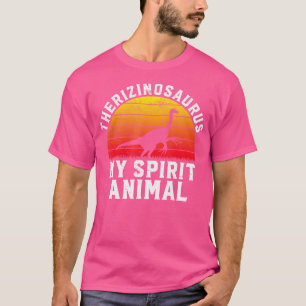 Therizinosaurus My Spirit Animal Dinosaurier Retro T-Shirt