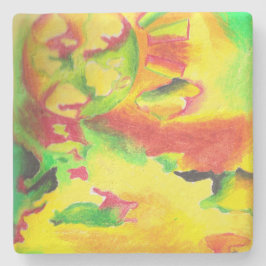 Thermal Abstrakt von AnyaC Steinuntersetzer