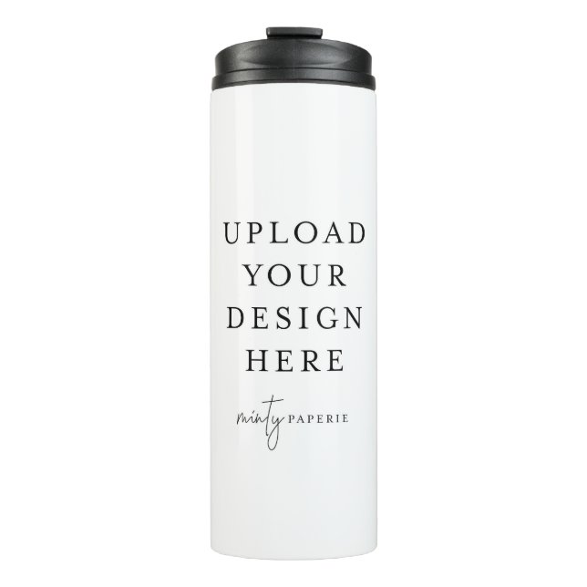 Thermal Tumbler 12 oz. Heiß oder kalt trinken Thermosbecher (Vorderseite)