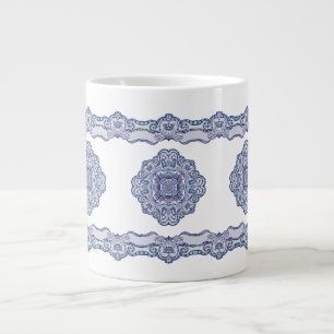 Thermal Tumbler blue China inspiriert Jumbo-Tasse