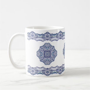 Thermal Tumbler blue China inspiriert Kaffeetasse