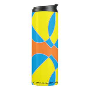 Thermal Tumbler COLORFUL ABSTRAKT Thermosbecher