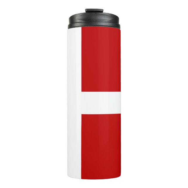 Thermal Tumbler (Dänische Flagge) Thermosbecher (Vorderseite)