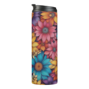 Thermal Tumbler - Farbige Abstrakte Milchsorten #4 Thermosbecher