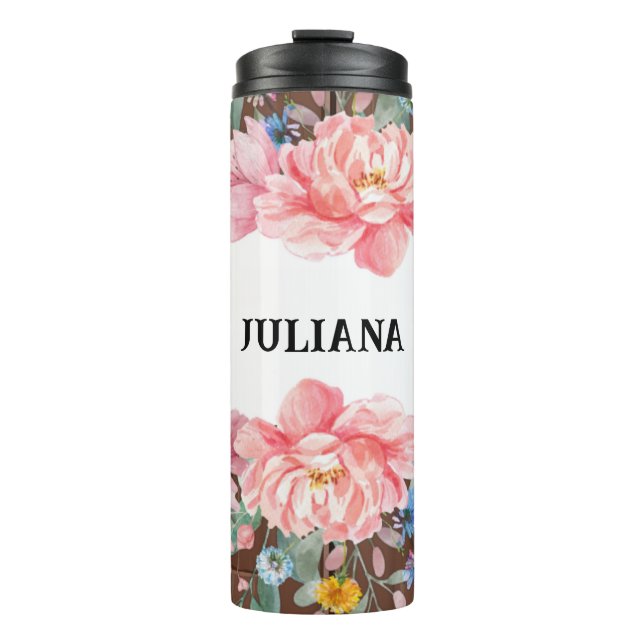 Thermal Tumbler Floral Thermosbecher (Vorderseite)