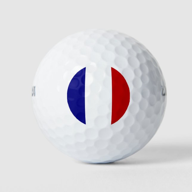 Thermal Tumbler (Französisch Flag) Golfball (Vorderseite)