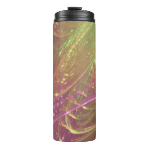 Thermal Tumbler Green Magenta Asymmetrisches Frakt Thermosbecher