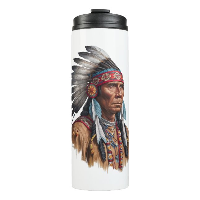 Thermal Tumbler - Indigene Amerikaner Thermosbecher (Vorderseite)