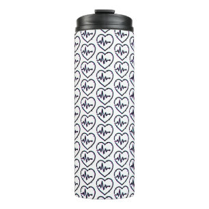 Thermal Tumbler Karo Herz Thermosbecher