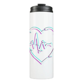 Thermal Tumbler Karo Herz Thermosbecher