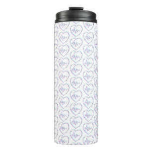 Thermal Tumbler Karo Herz Thermosbecher