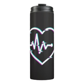 Thermal Tumbler Karo Herz Thermosbecher