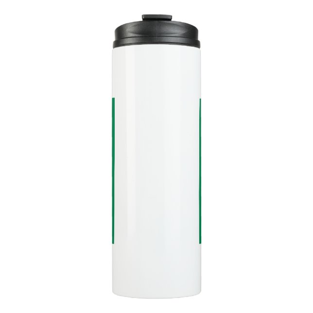 Thermal Tumbler mit der Flagge Nigerias Thermosbecher (Vorderseite)