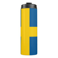 Thermal Tumbler mit der Flagge Schwedens