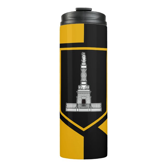 Thermal Tumbler mit der Flagge von Baltimore, USA Thermosbecher (Vorderseite)
