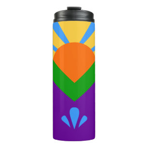 Thermal Tumbler mit der Flagge von Manitou Springs Thermosbecher